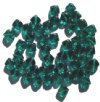 50 8mm Diagonal Hole Emerald Cubes